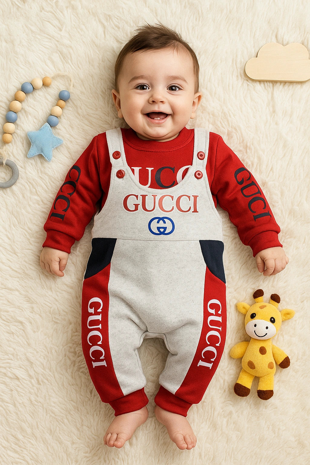 GUCC Romper RD 0-3M - WINTER FLEECE