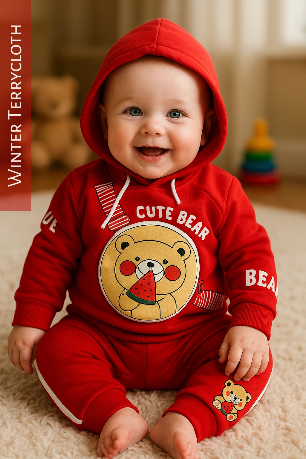 PANDA MELON Hoodie and Trouser - WINTER TERRY