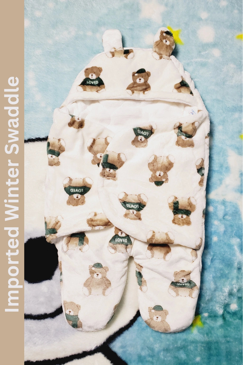 Imported Winter Swaddle Bear 0-9M Baby