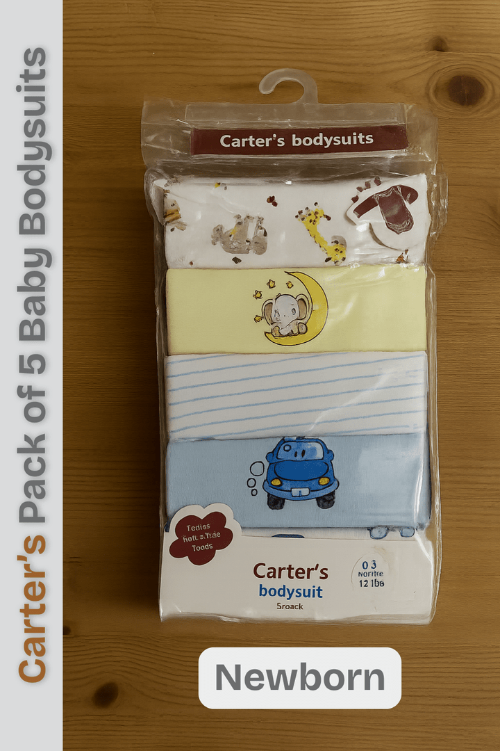 Carter's Pack of 5 Body Suit 0-3M - Summer Fabric