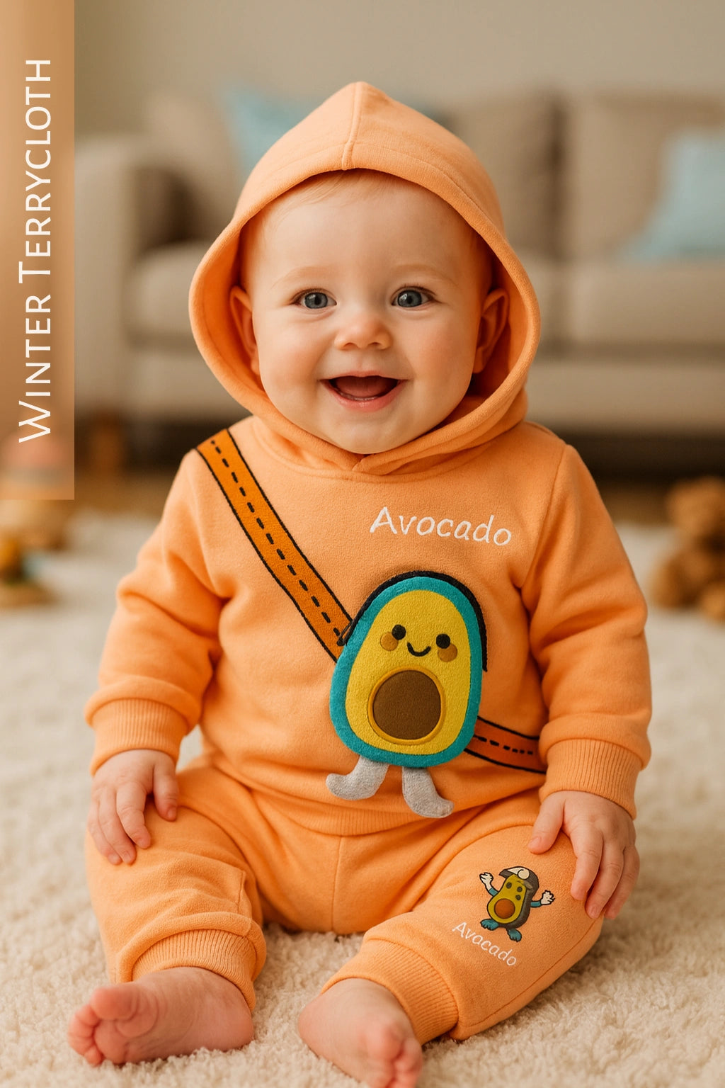 Avocado Hoodie and Trouser - WINTER TERRY