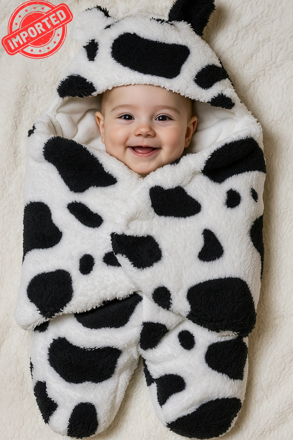 Imported Winter Swaddle Panda 0-9M Baby