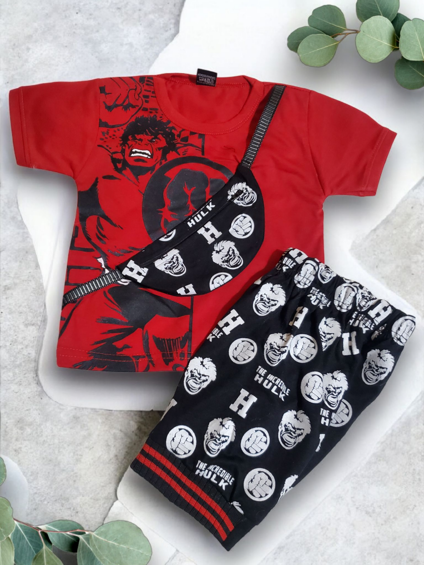 Angry Man RB Short + Shirt Set