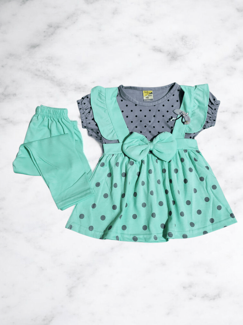 Micks Mint Green, Grey Frock and Trouser