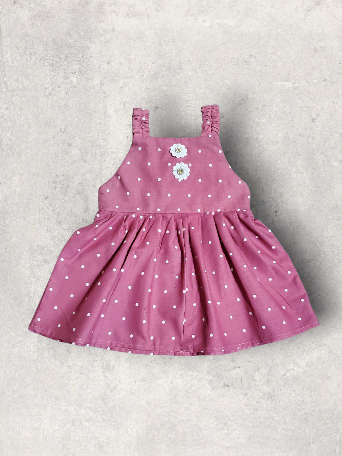 Polka Dot Pink Frock and Shorts