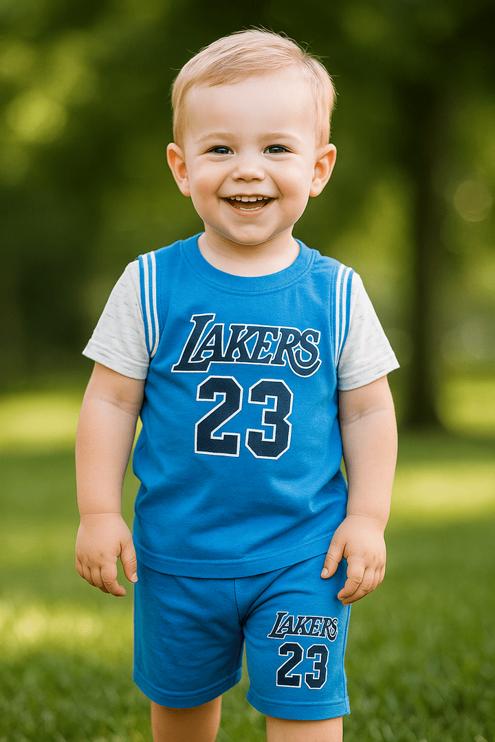 Lake 23 Blue Shirt + Short Set