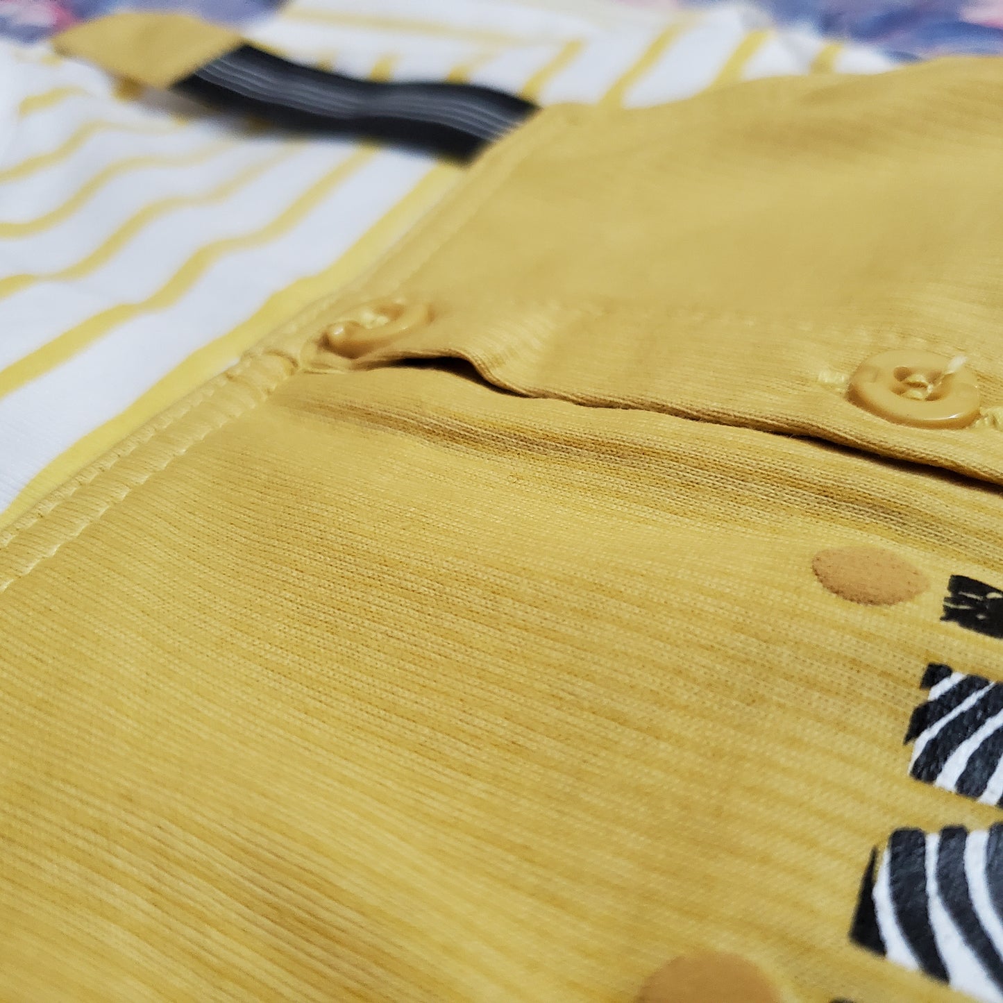 IMPORTED Suspender 0-3M Yellow Romper Suit - Summer Fabric