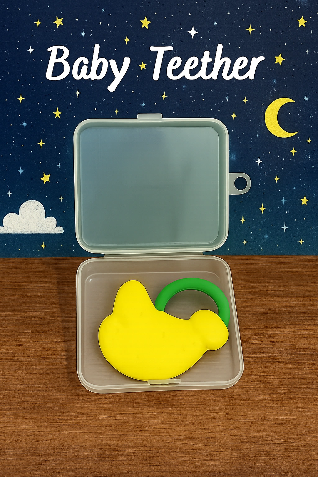 Baby Teether Soft Silicone Banana β Soothing Ring for Teething Relief