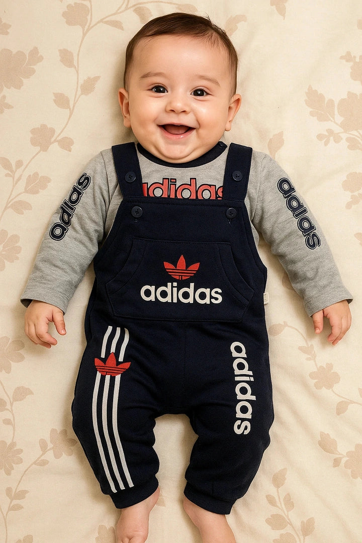 ADI Navy Romper Suit - Summer Fabric