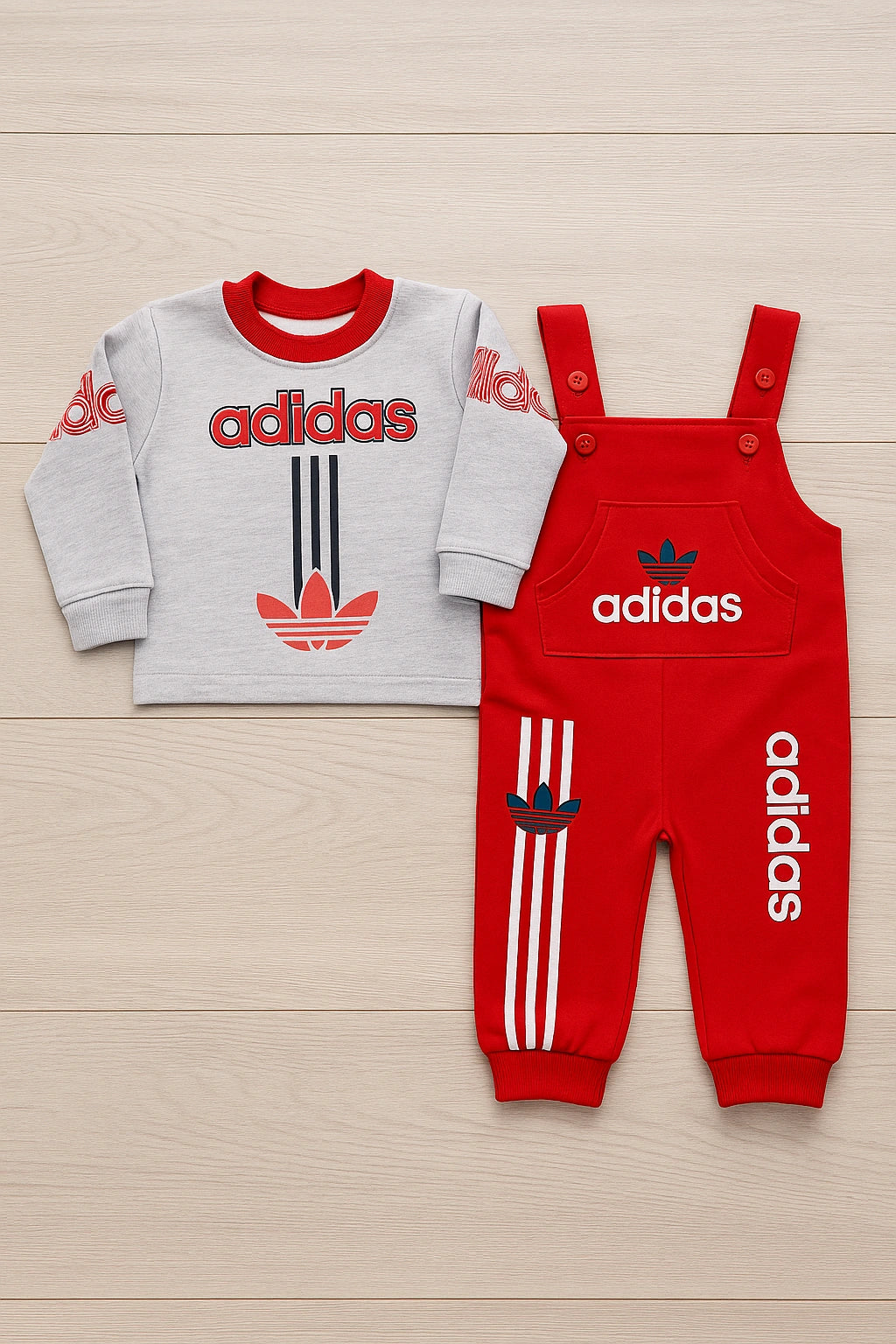ADI Red Romper Suit - Summer Fabric