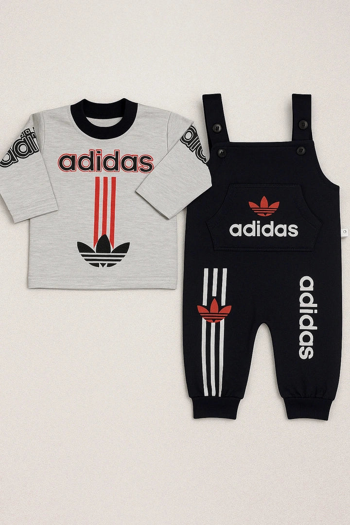 ADI Navy Romper Suit - Summer Fabric