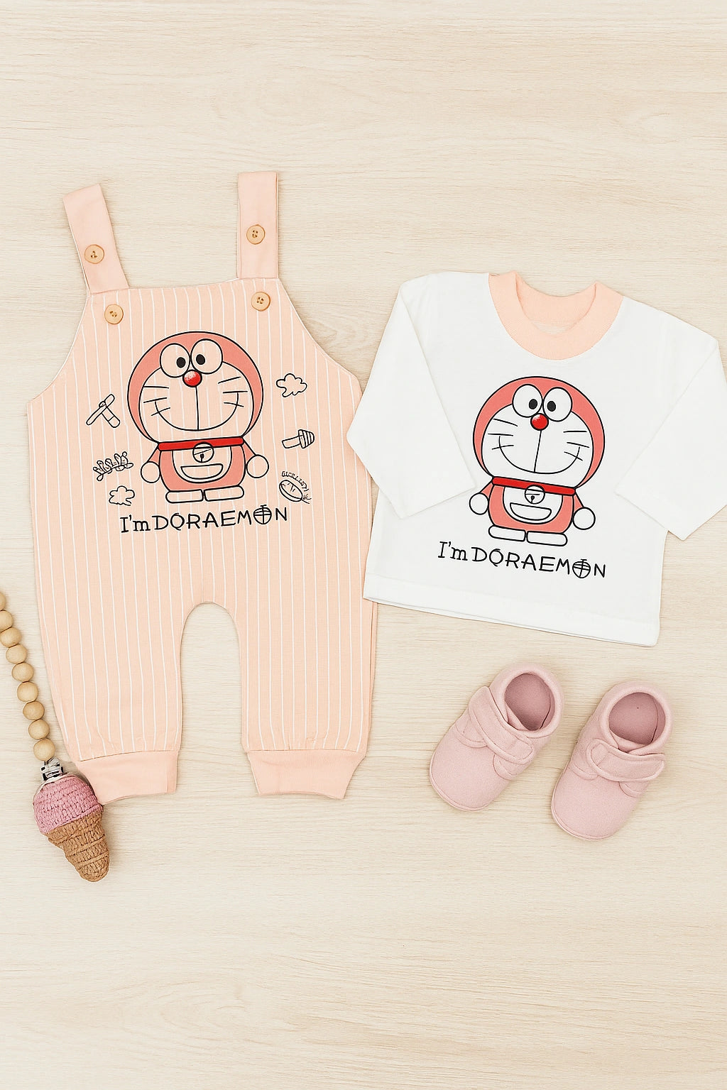 Pack of 2 DORAEMON Romper Suit