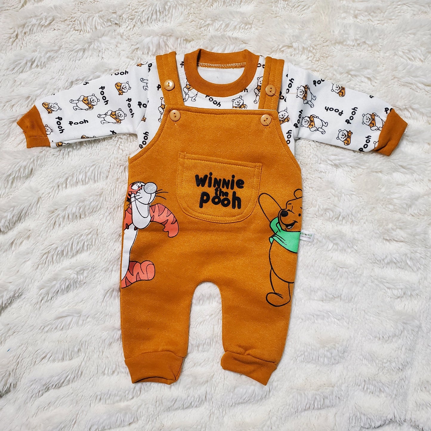 Poooh Romper 0-3M - WINTER FLEECE