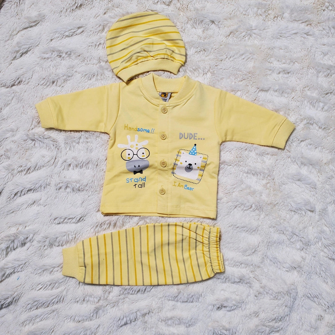 Handsome Dude 0-3M - WINTER TERRY