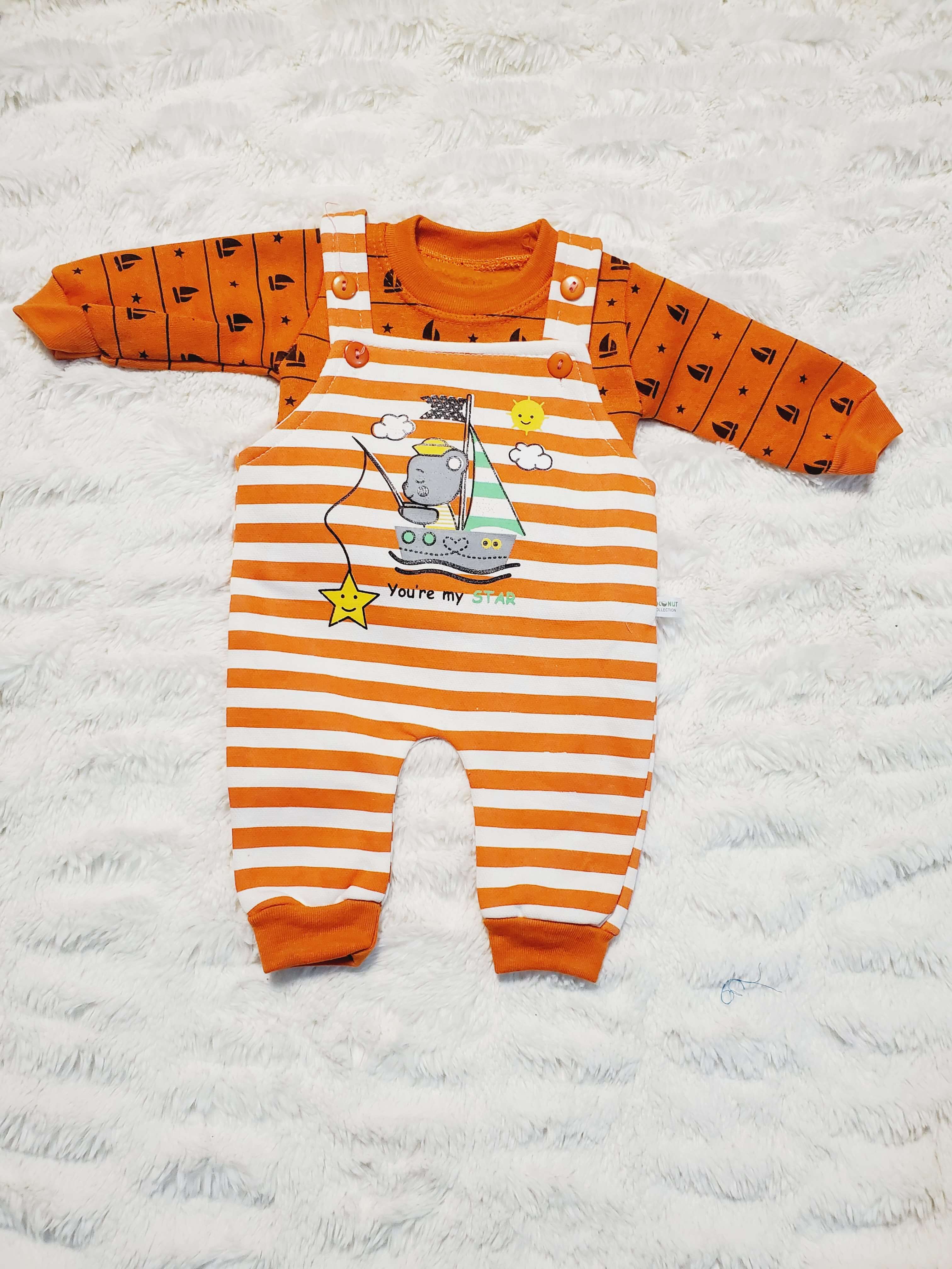 STAR Romper OG 0-3M - WINTER FLEECE