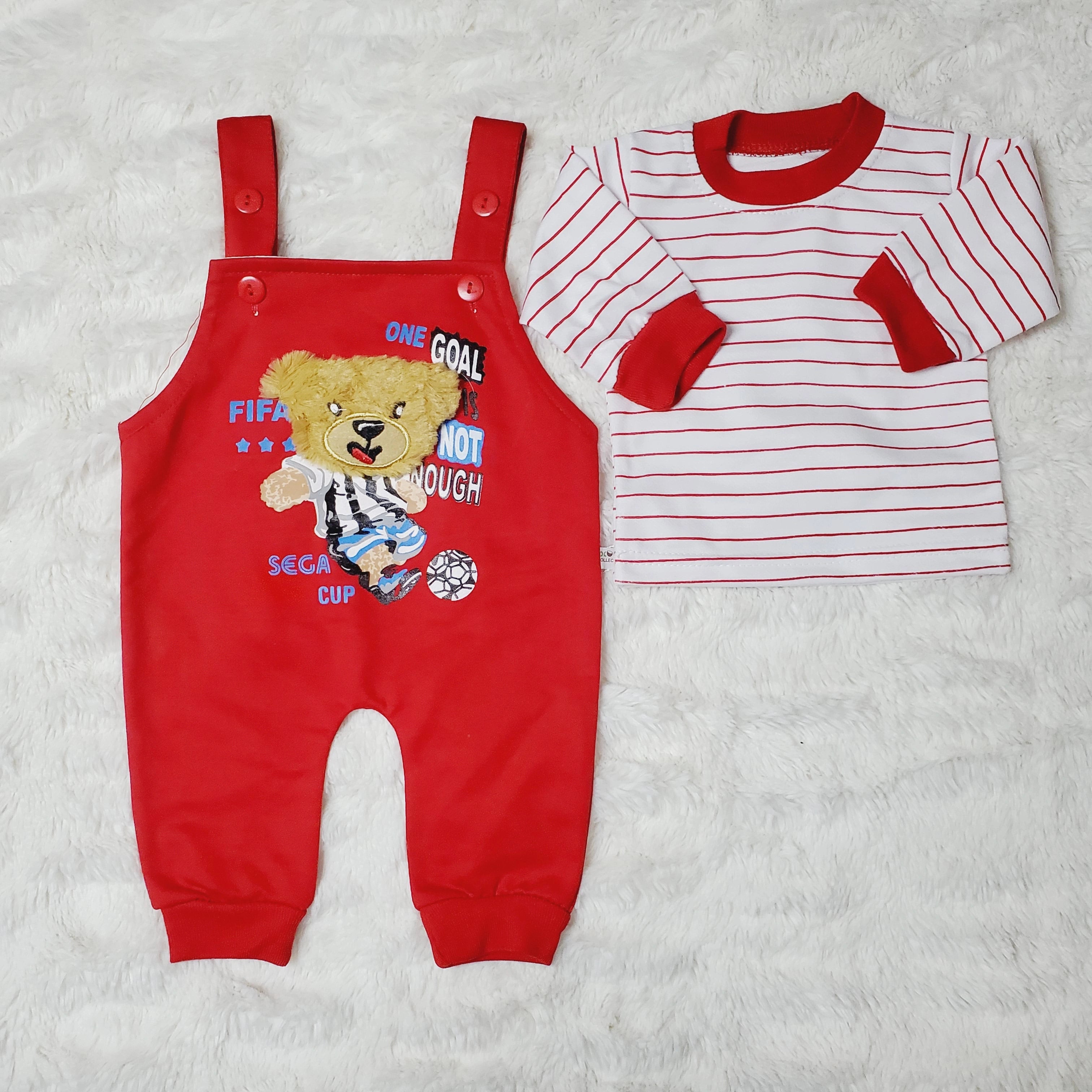 SEGA CUP Romper RED- WINTER TERRY