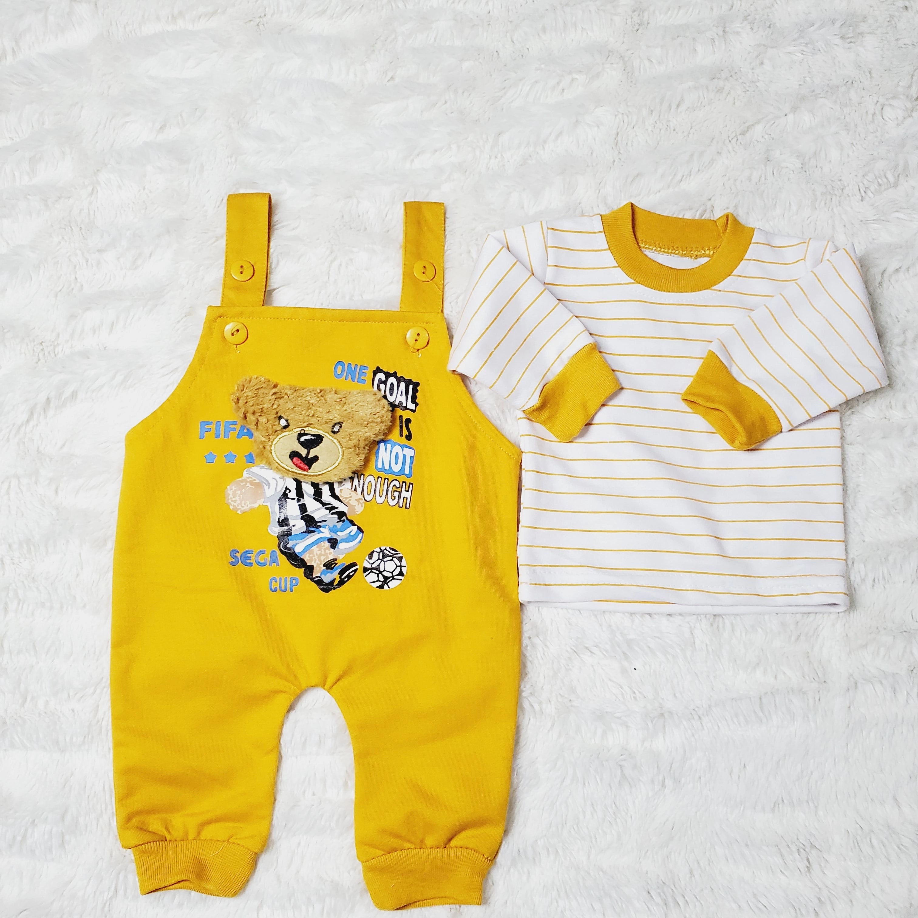 SEGA CUP Romper Yellow - WINTER TERRY