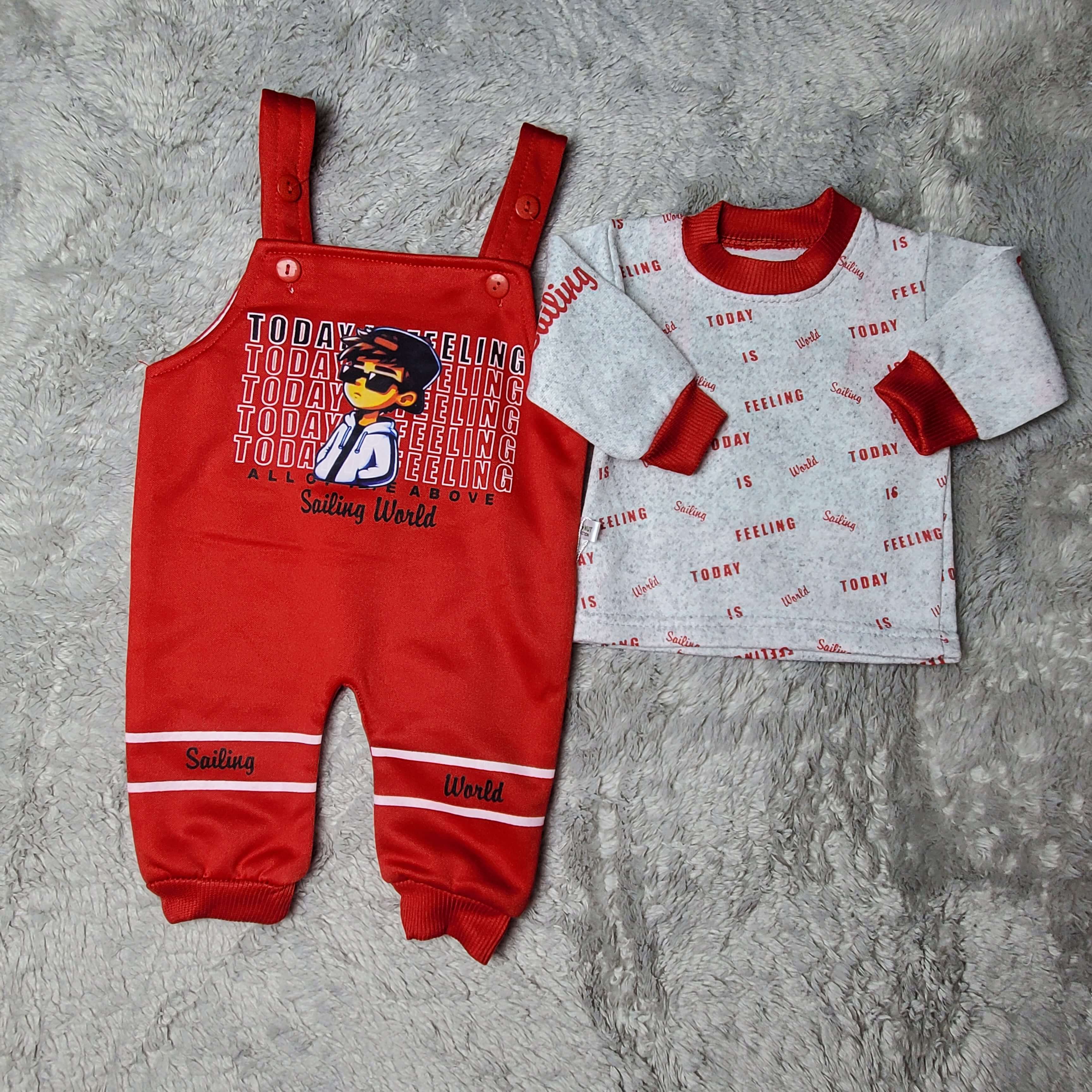 Today Feeling Red Romper - China Fleece