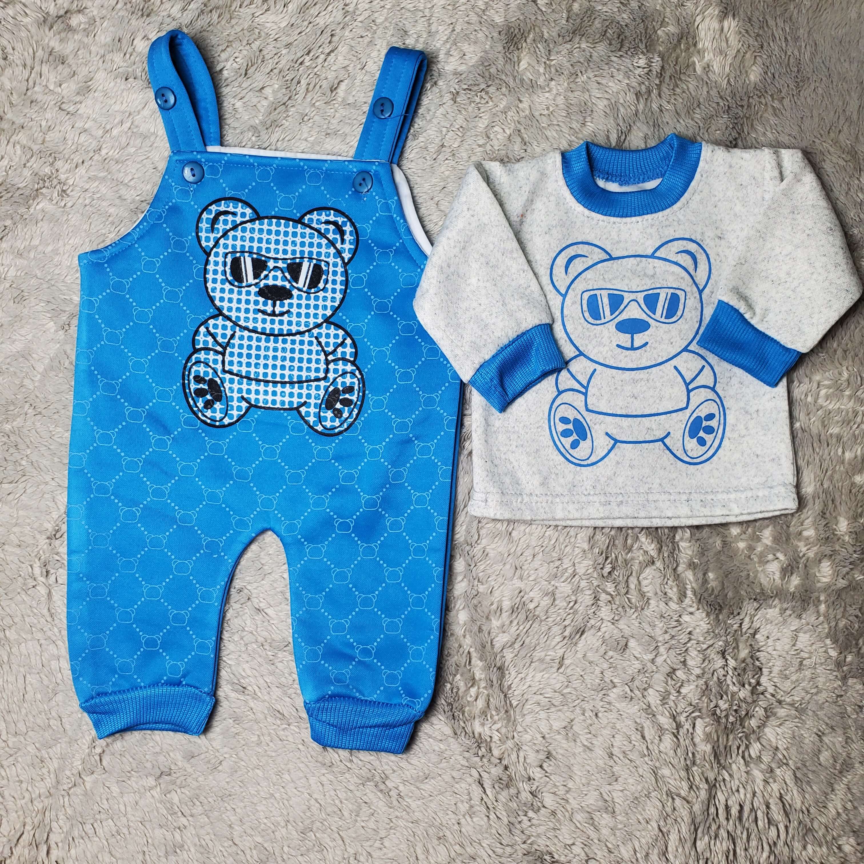Disco Panda Blue Romper - China Fleece