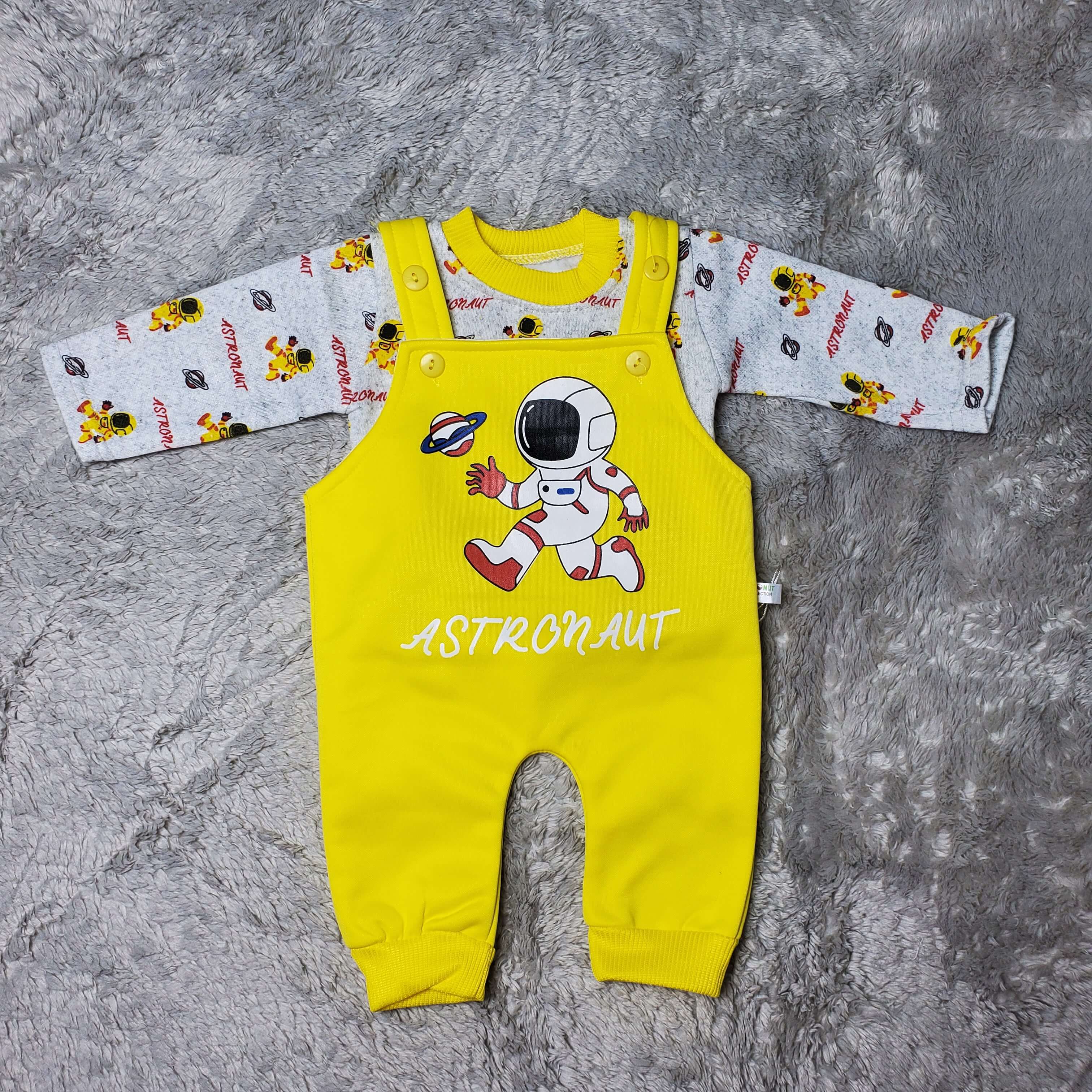 Running Astro Yellow Romper - China Fleece