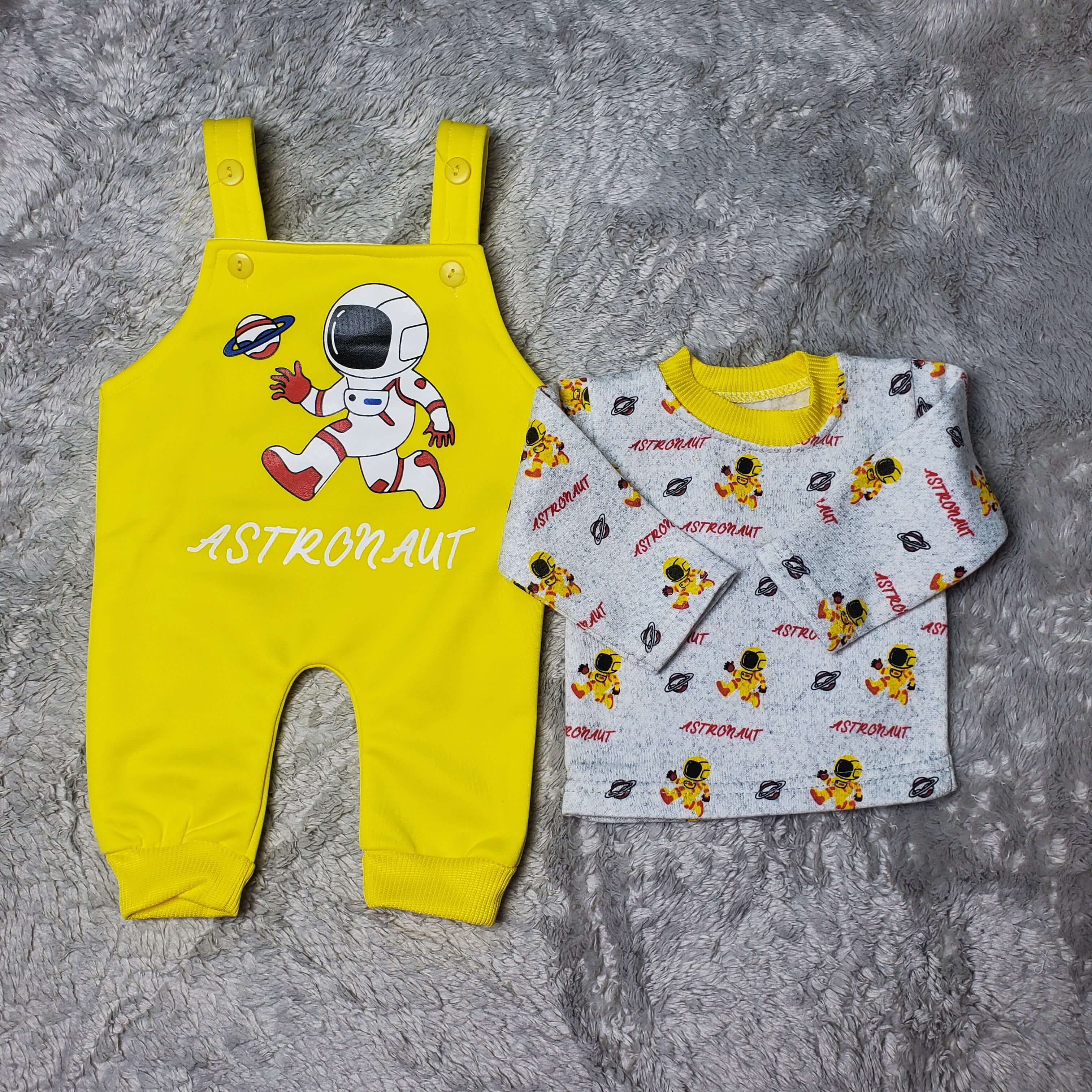 Running Astro Yellow Romper - China Fleece