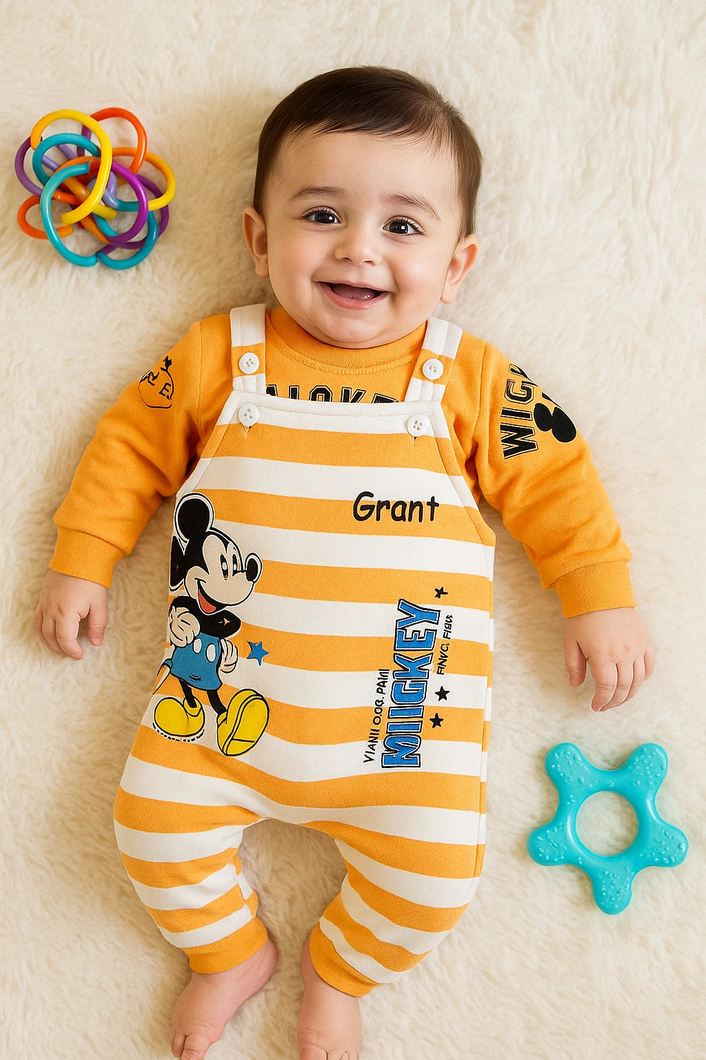 MICK Romper OG 0-3M - WINTER FLEECE