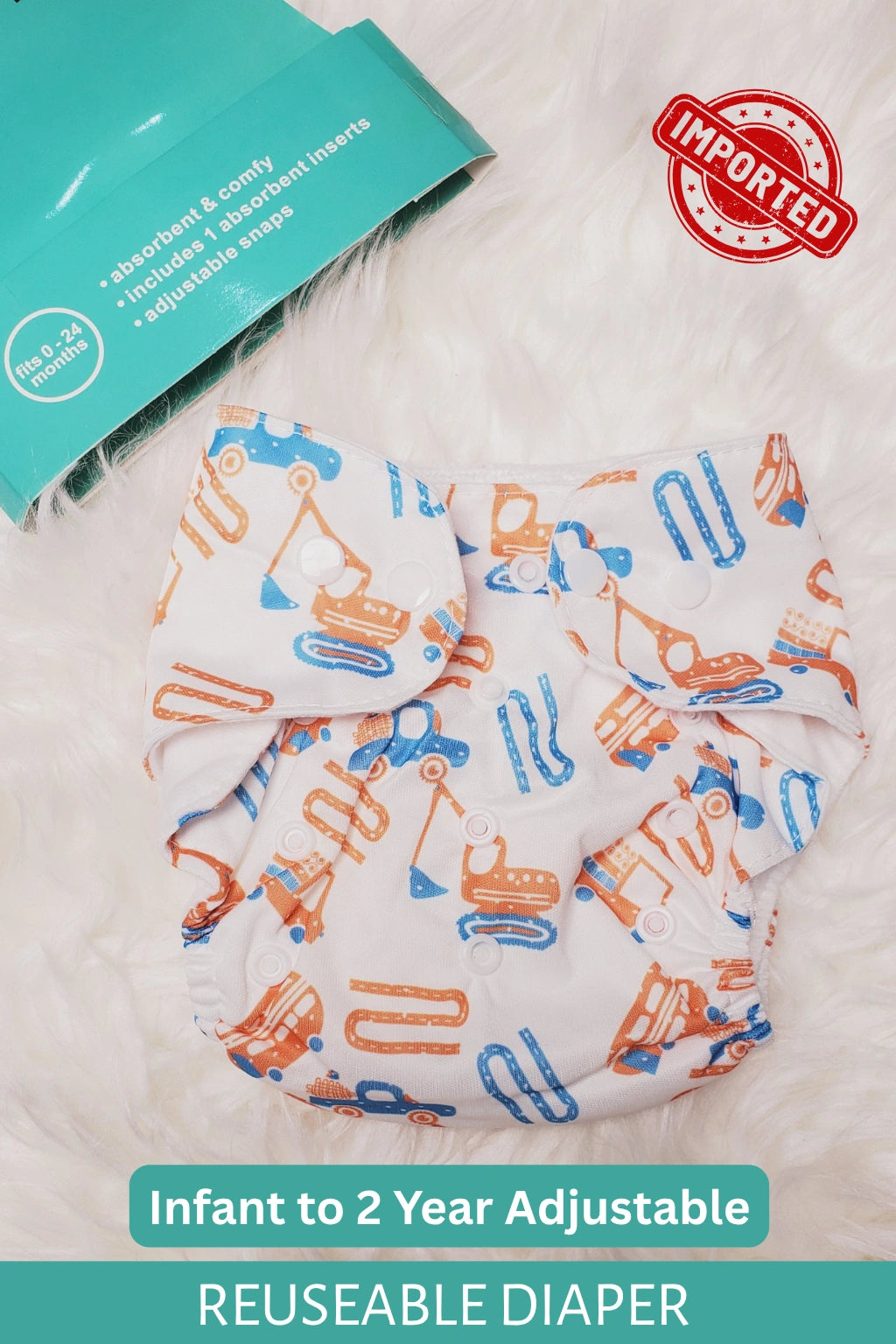 IMPORTED Reusable Diaper NB-2Year