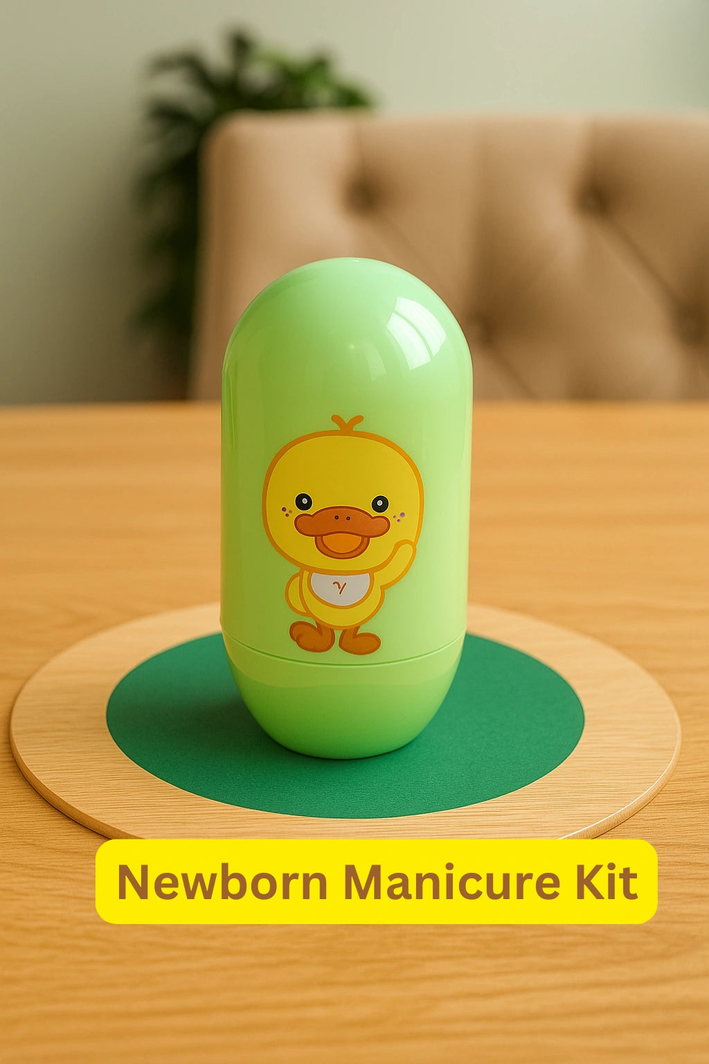 Newborn Baby Manicure Kit (Green) – 4-in-1 Grooming Set