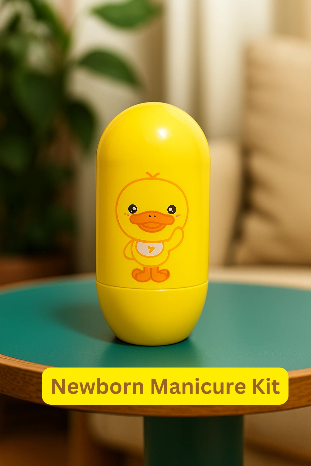 Newborn Baby Manicure Kit (Yellow) – 4-in-1 Grooming Set