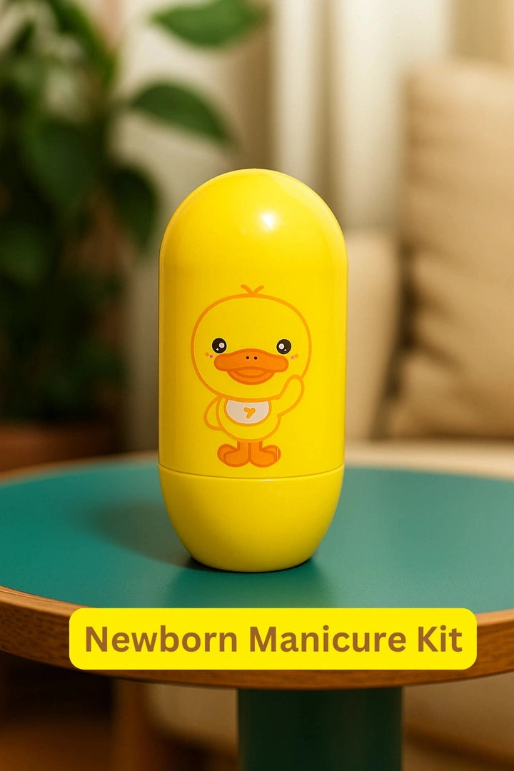 Newborn Baby Manicure Kit (Yellow) – 4-in-1 Grooming Set