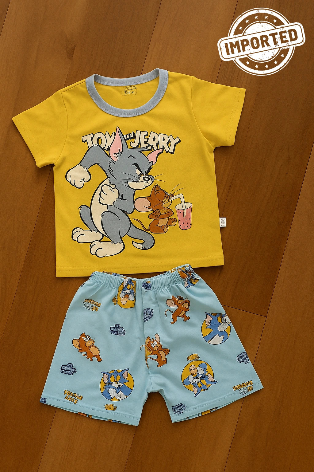 TomJerry Character Suit IMPORTED Shirt + Short Set