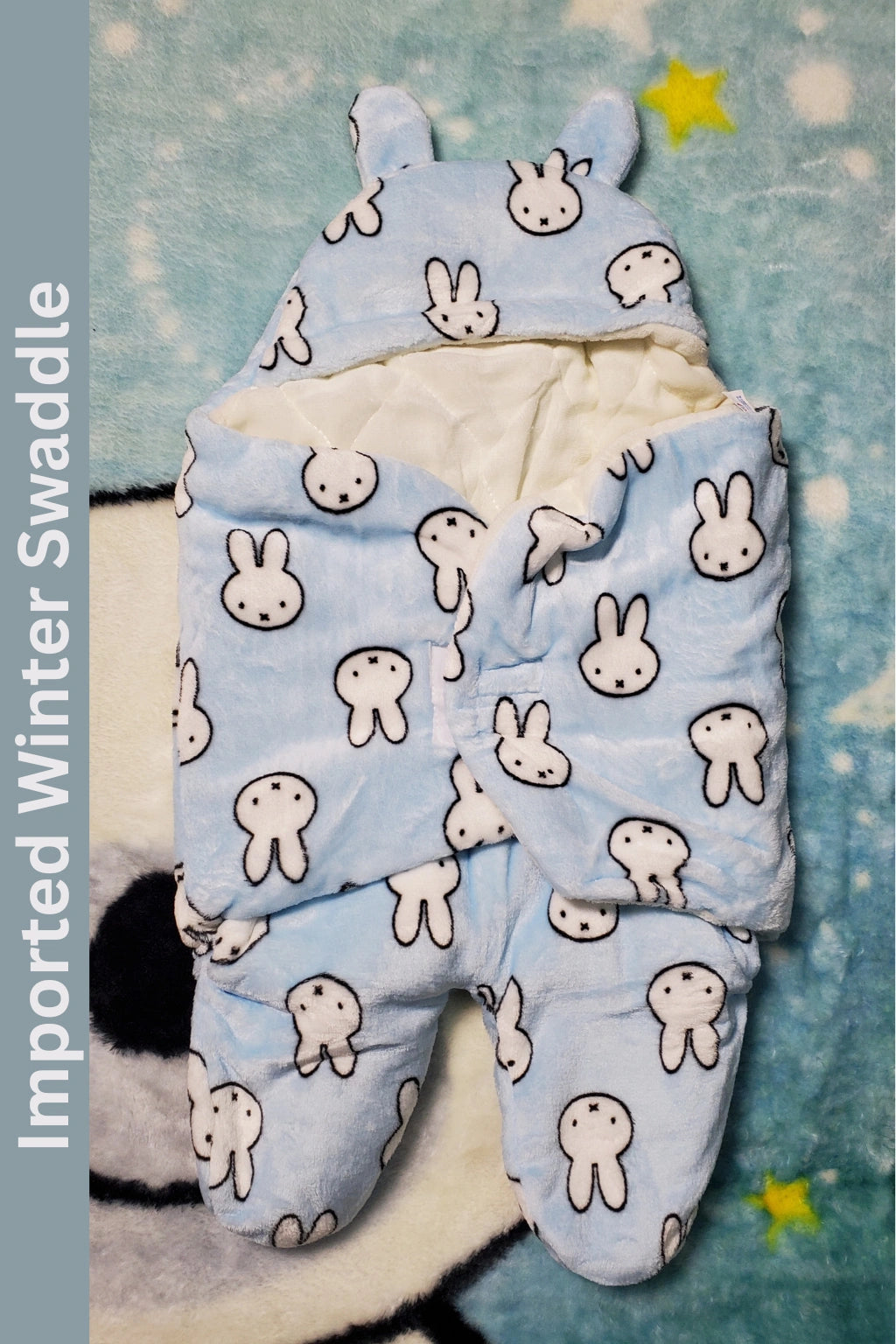 Imported Winter Swaddle Bunny 0-9M Baby