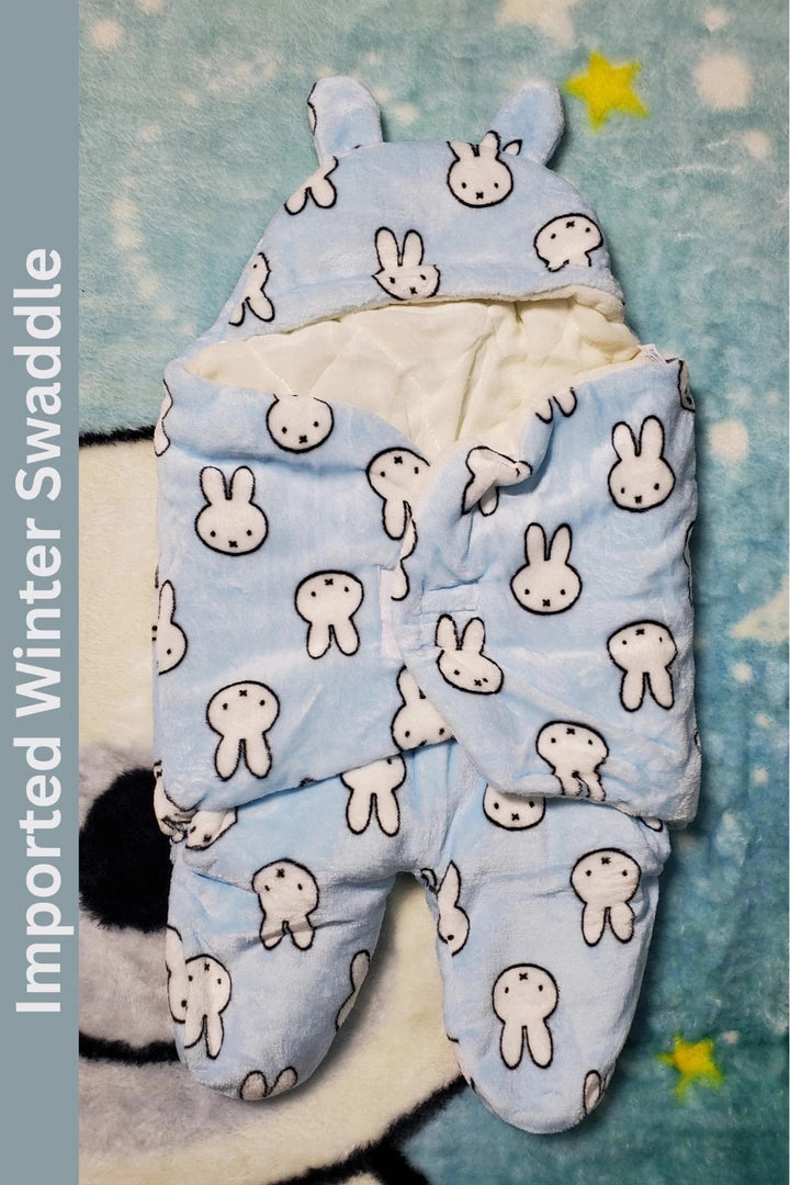 Imported Winter Swaddle Bunny 0-9M Baby