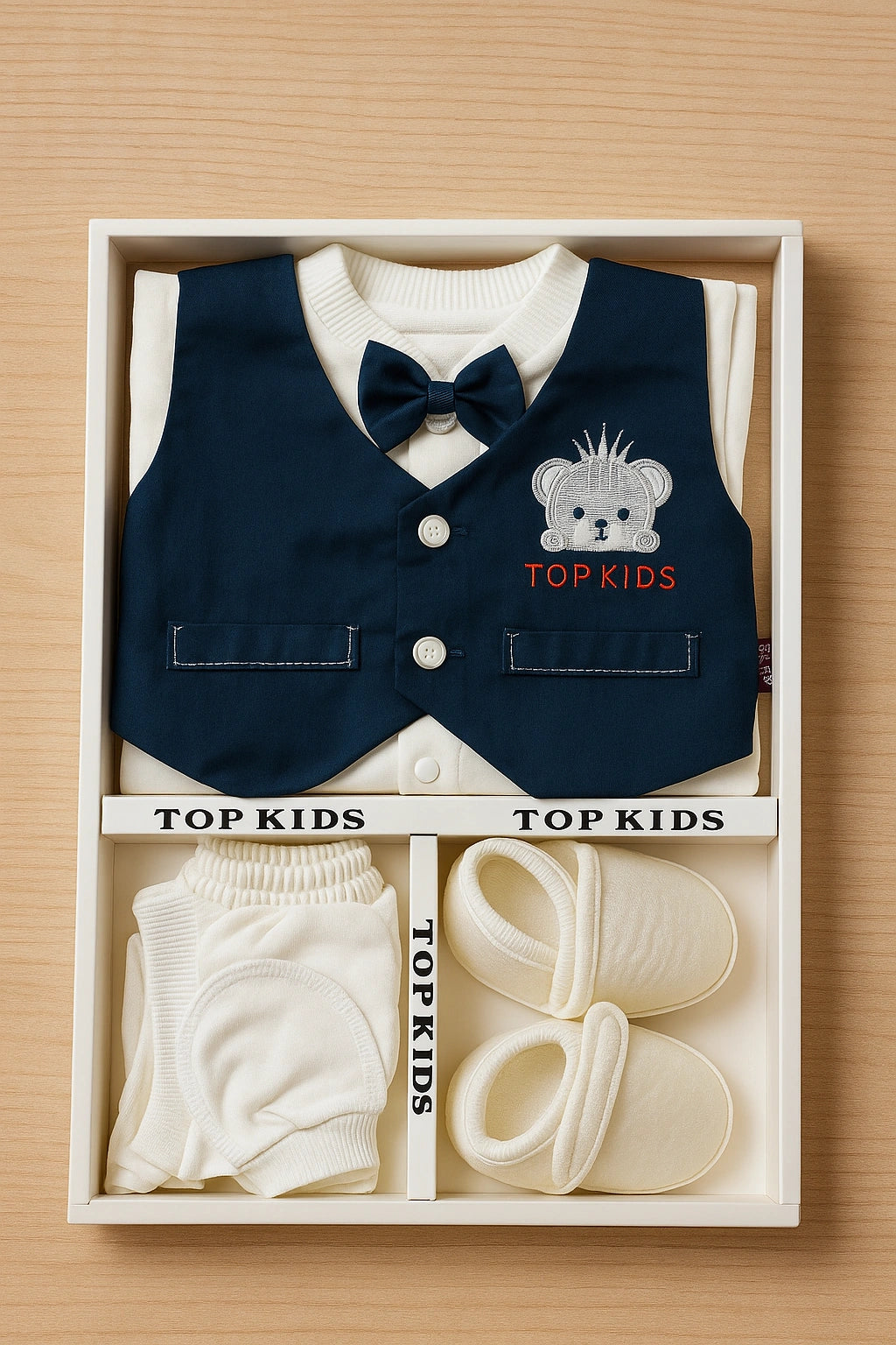 Top Kids GIFT Box 0-3M Bottle Green - Summer Fabric