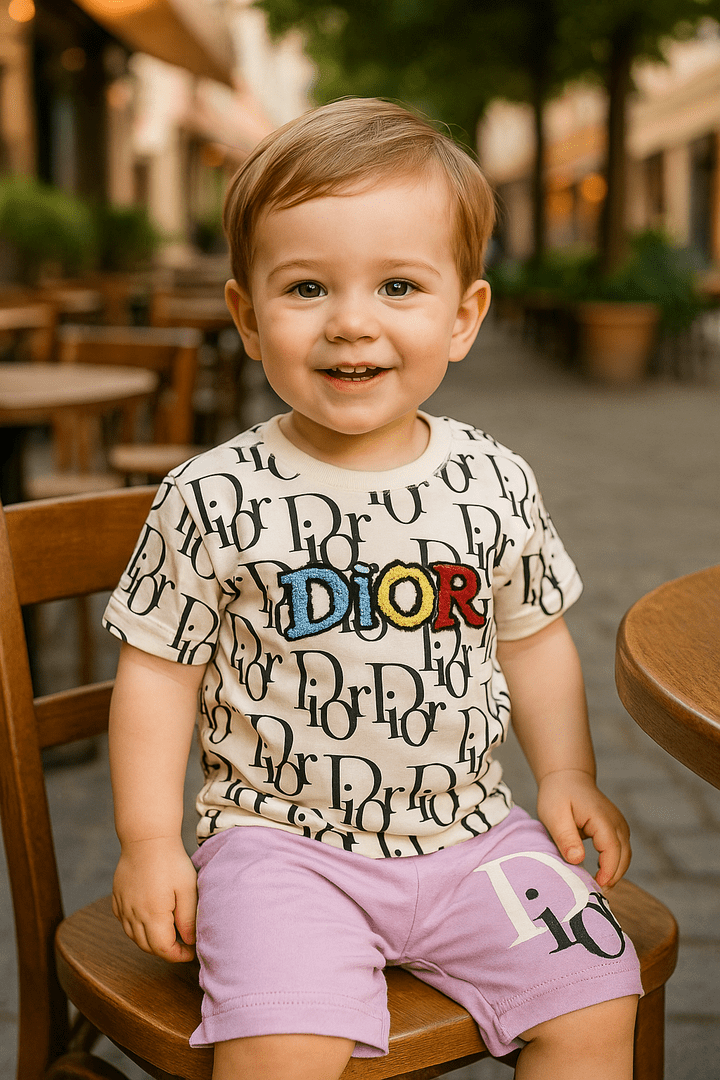 DIO R Light Purple Shirt + Short Set