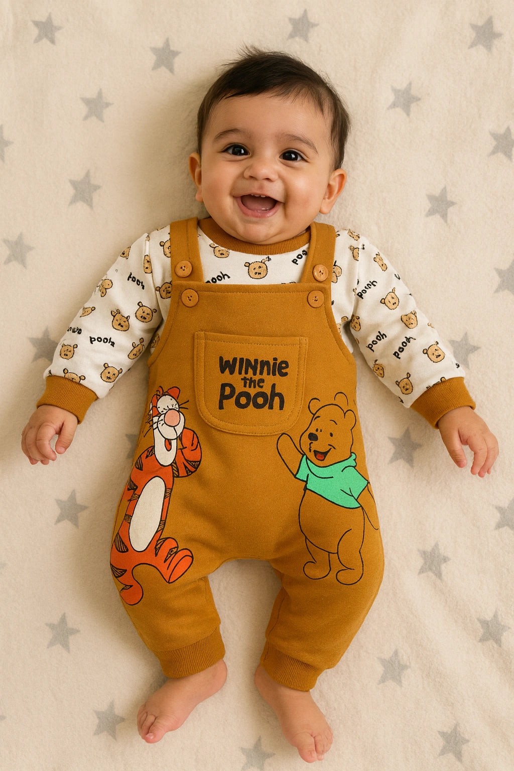 Poooh Romper 0-3M - WINTER FLEECE