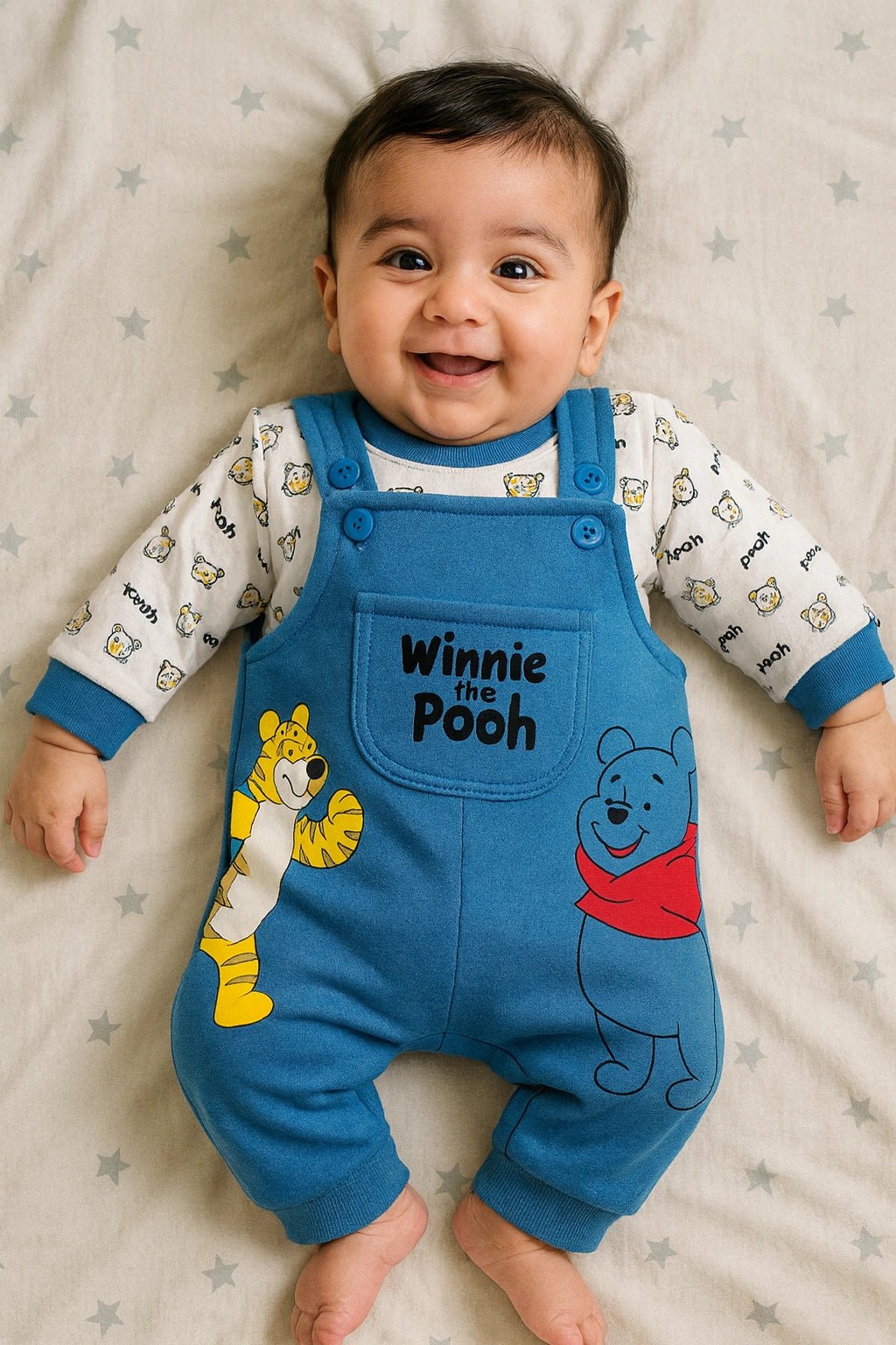 Poooh Romper 0-3M - WINTER FLEECE