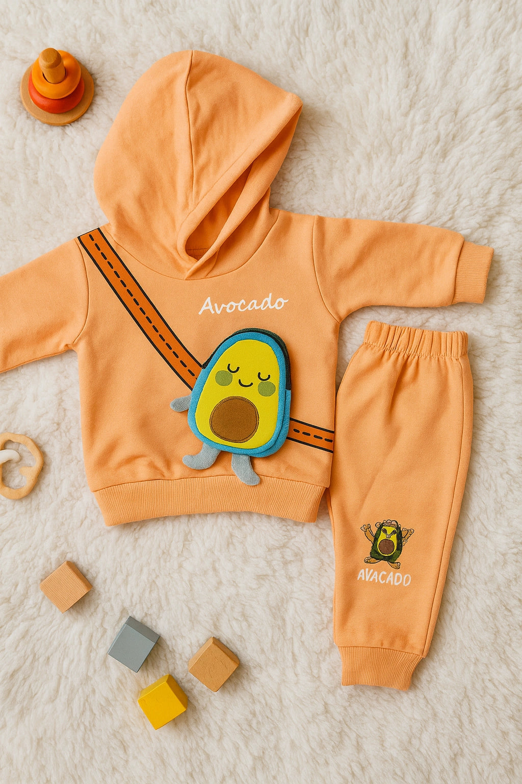 Avocado Hoodie and Trouser - WINTER TERRY