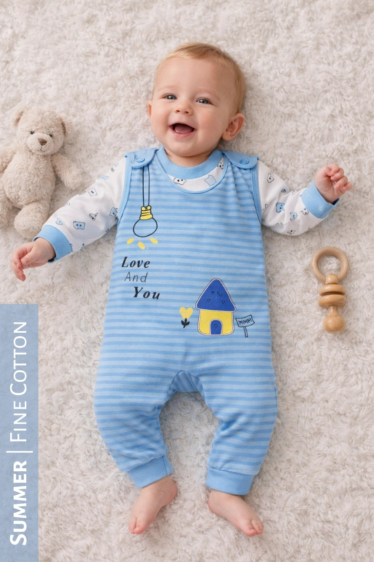 LOVENU Romper Blue - SUMMER FABRIC