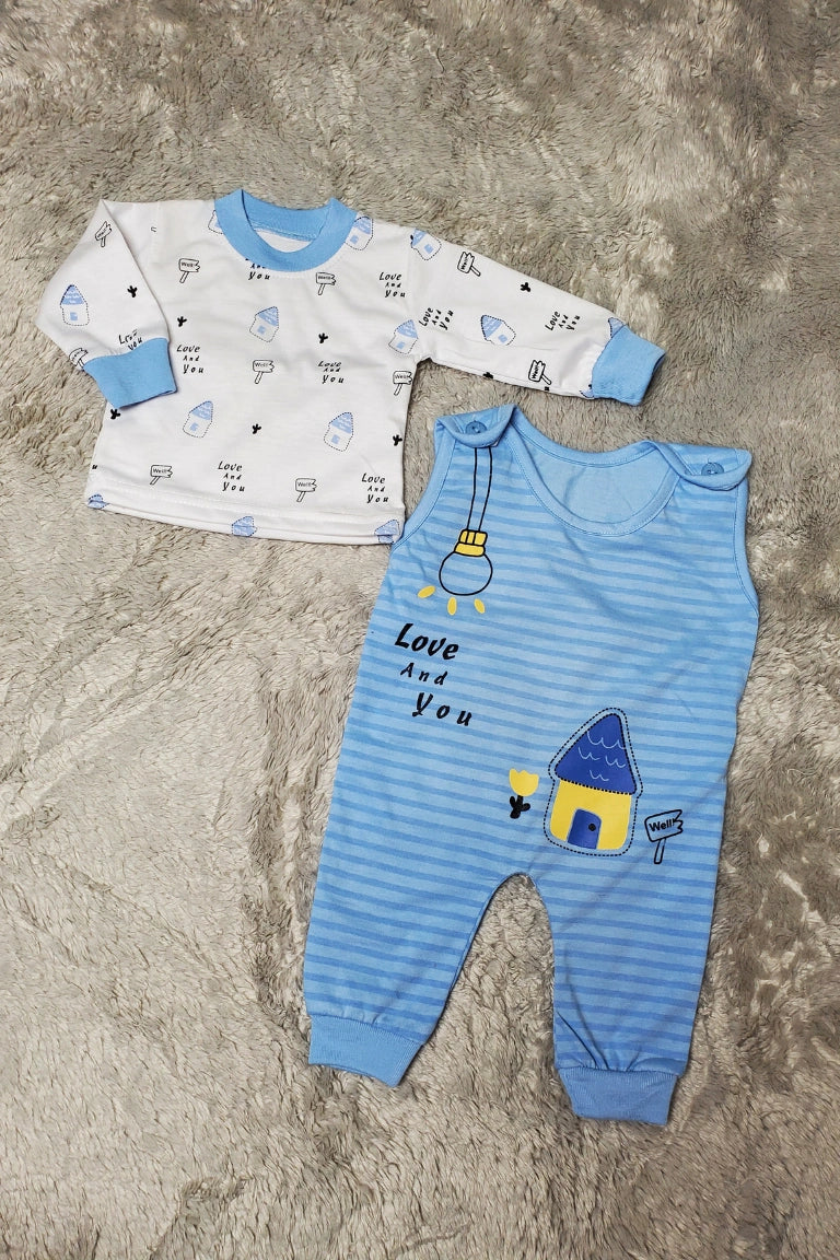 LOVENU Romper Blue - SUMMER FABRIC