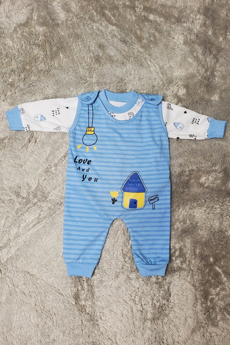 LOVENU Romper Blue - SUMMER FABRIC