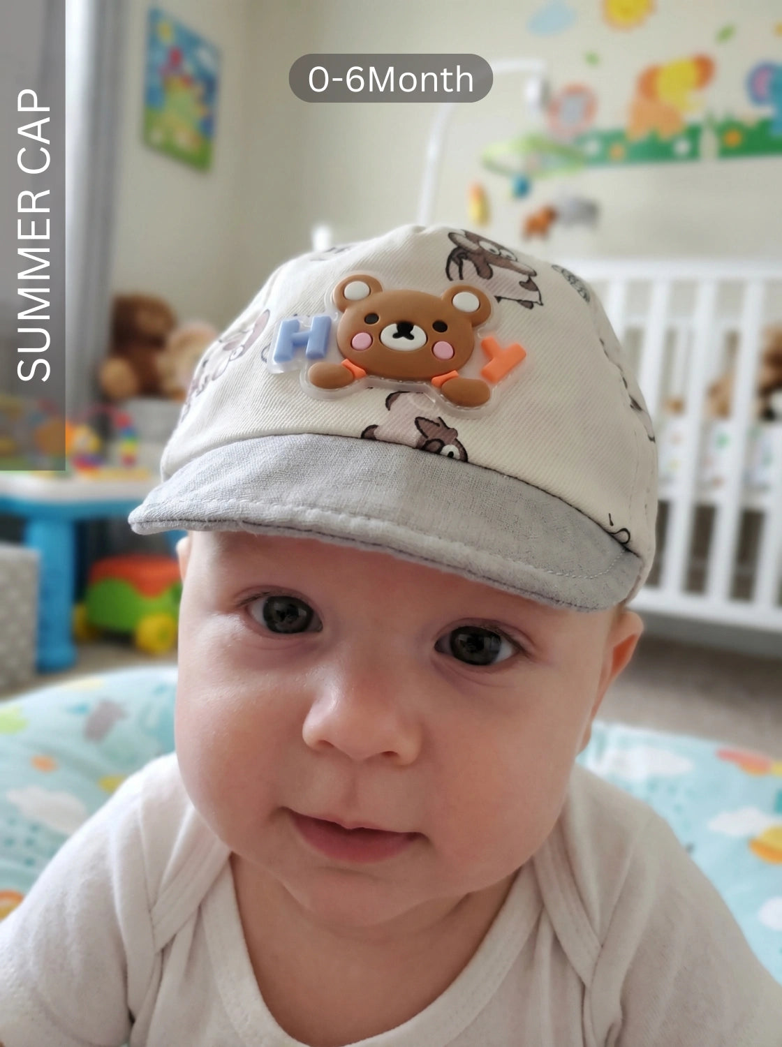 Hey Panda Summer Cap GREY | IMPORTED