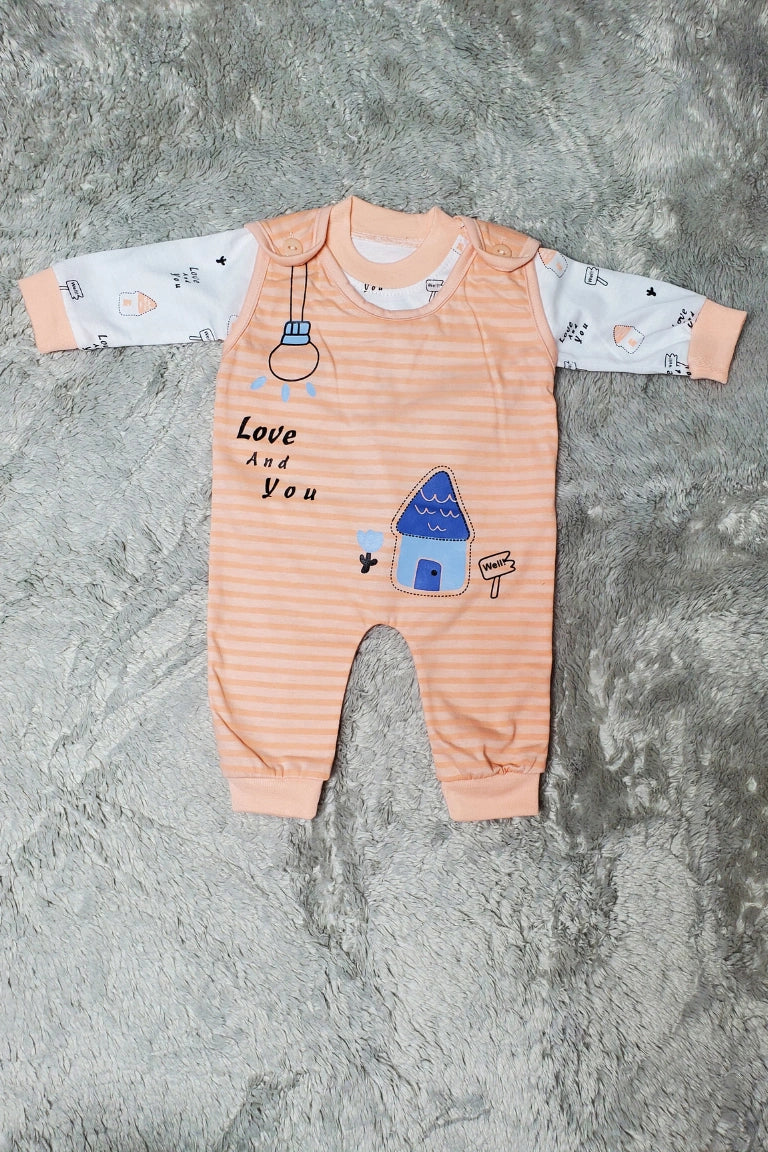 LOVENU Romper Peach - SUMMER FABRIC