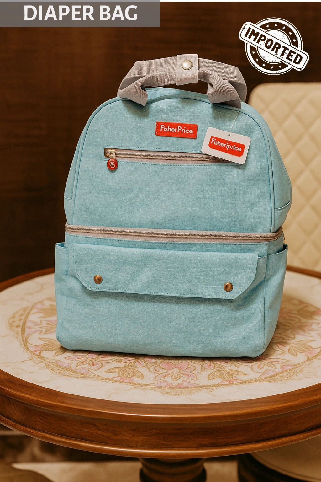 IMPORTED Diaper Bag Fisher Price- 0-3Y