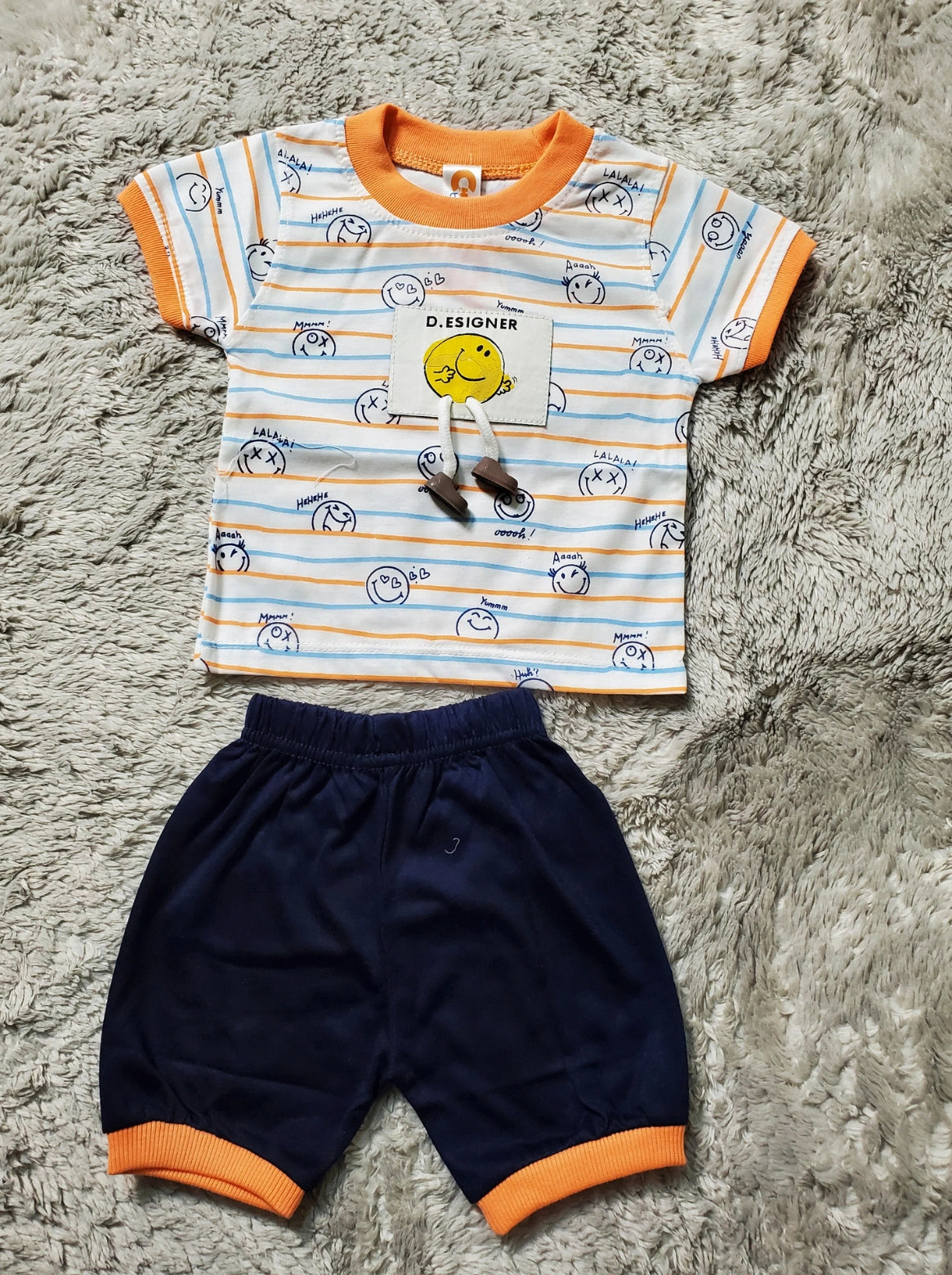 Happy Vibes Smiley ORANGE - Summer Set