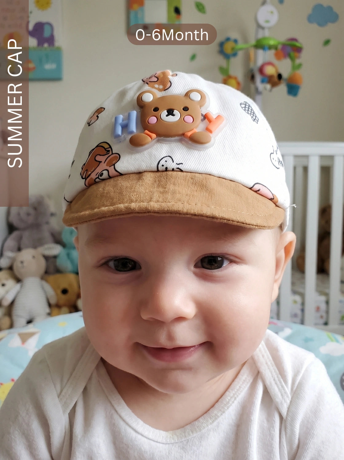 Hey Panda Summer Cap BROWN | IMPORTED