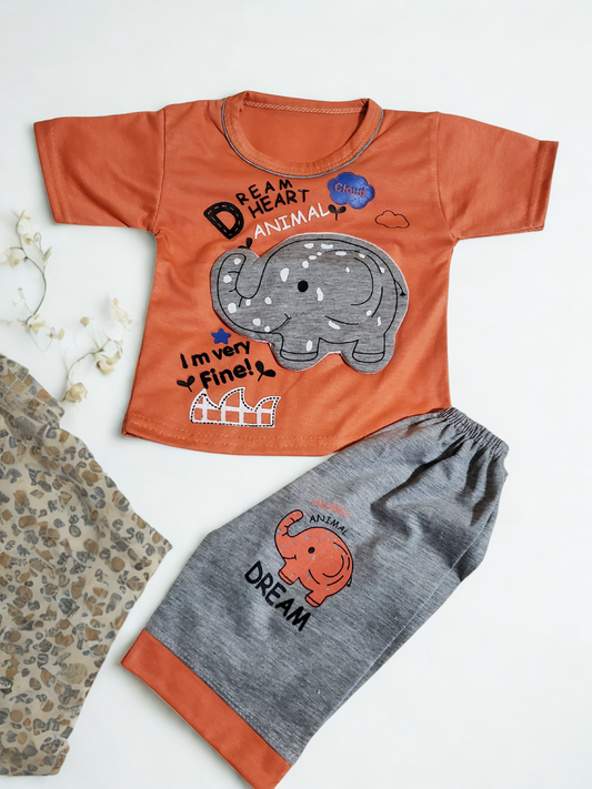 Mini Elephant LO Short + Shirt Set