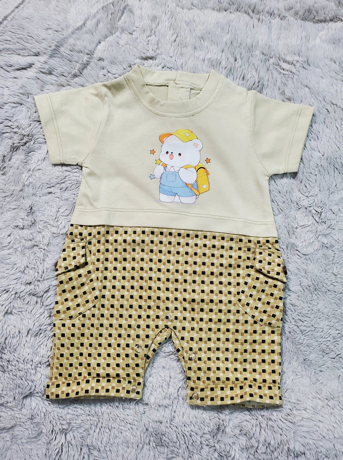 Backpack Panda Cream | SUMMER FABRIC