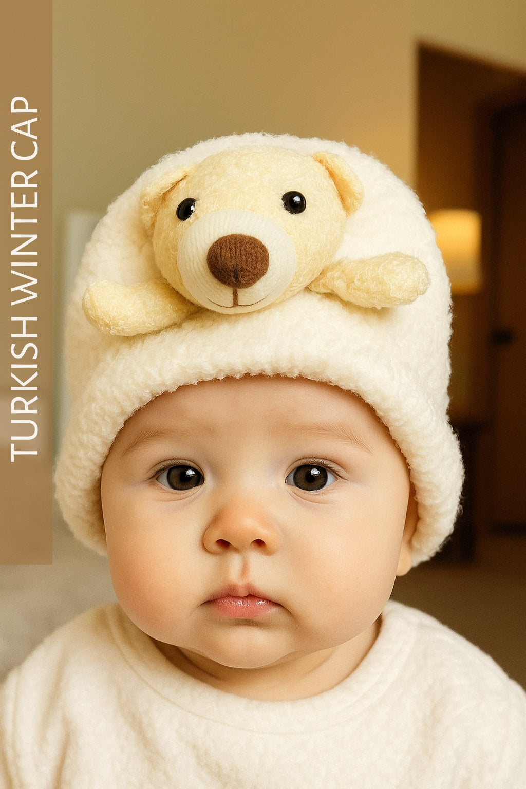Winter Teddy Cap 3-9M OFF - Winter Comforter
