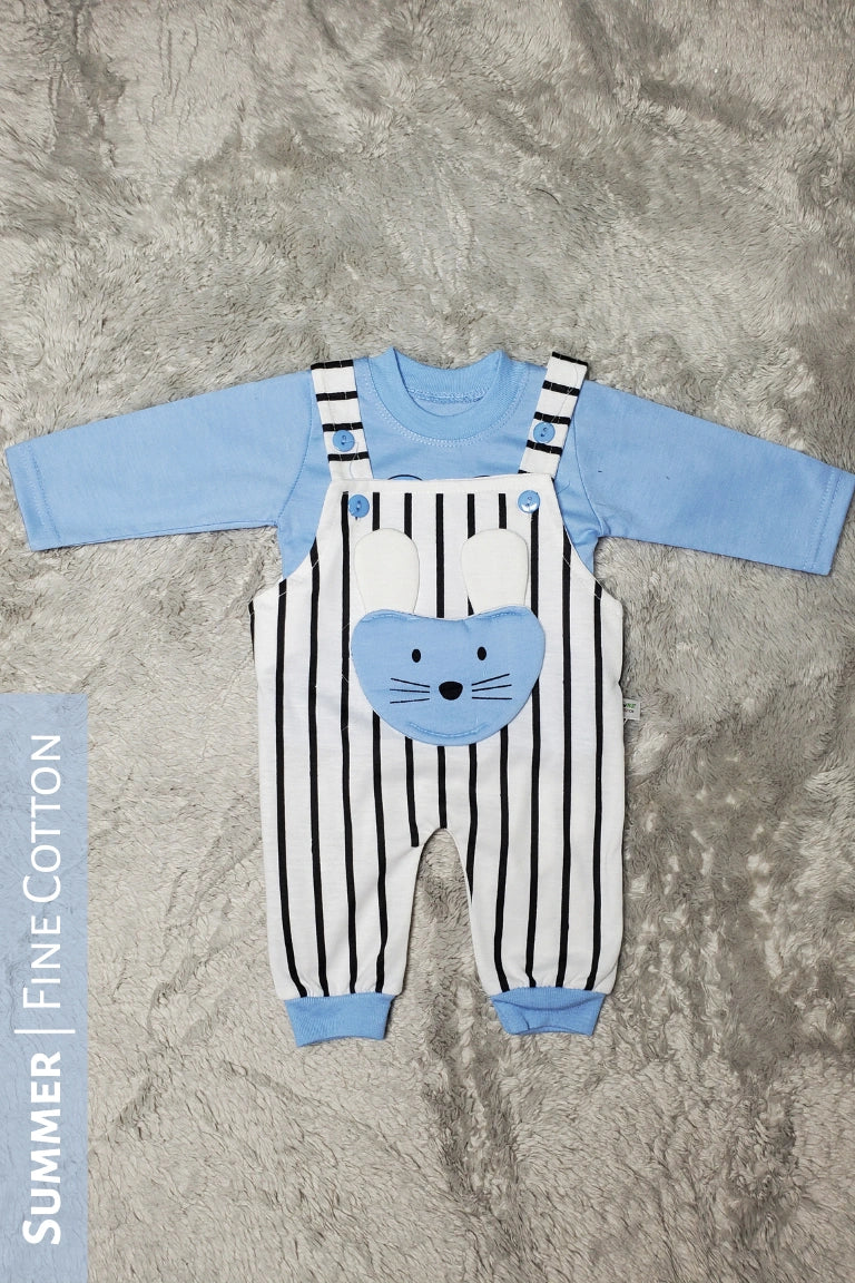 MrCat Romper Blue  - SUMMER FABRIC